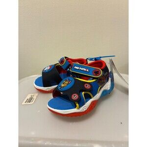 NWT Paw Patrol Toddler Boys Light-Up Slip-On Sandals - Size 5
